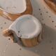 Duo cups and cups Vallauris fake wood