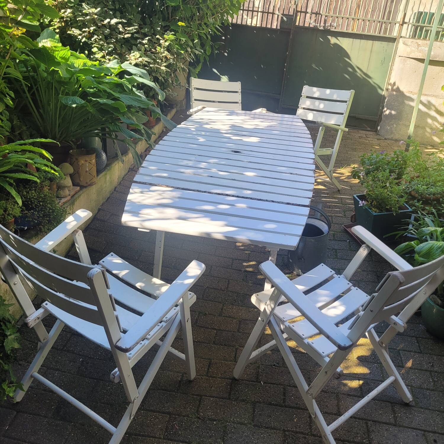 70s wooden garden furniture