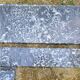 Grey marble fireplace