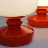 Glass Table Lamps by Stepan Tabery for Osvetlovaci Sklo, 1970s,