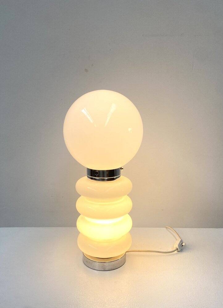 Lampe de table vintage en verre de Murano italien, par Carlo Nason pour AV Mazegga, années 1960