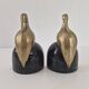 Pair of vintage 1970s heron bookends