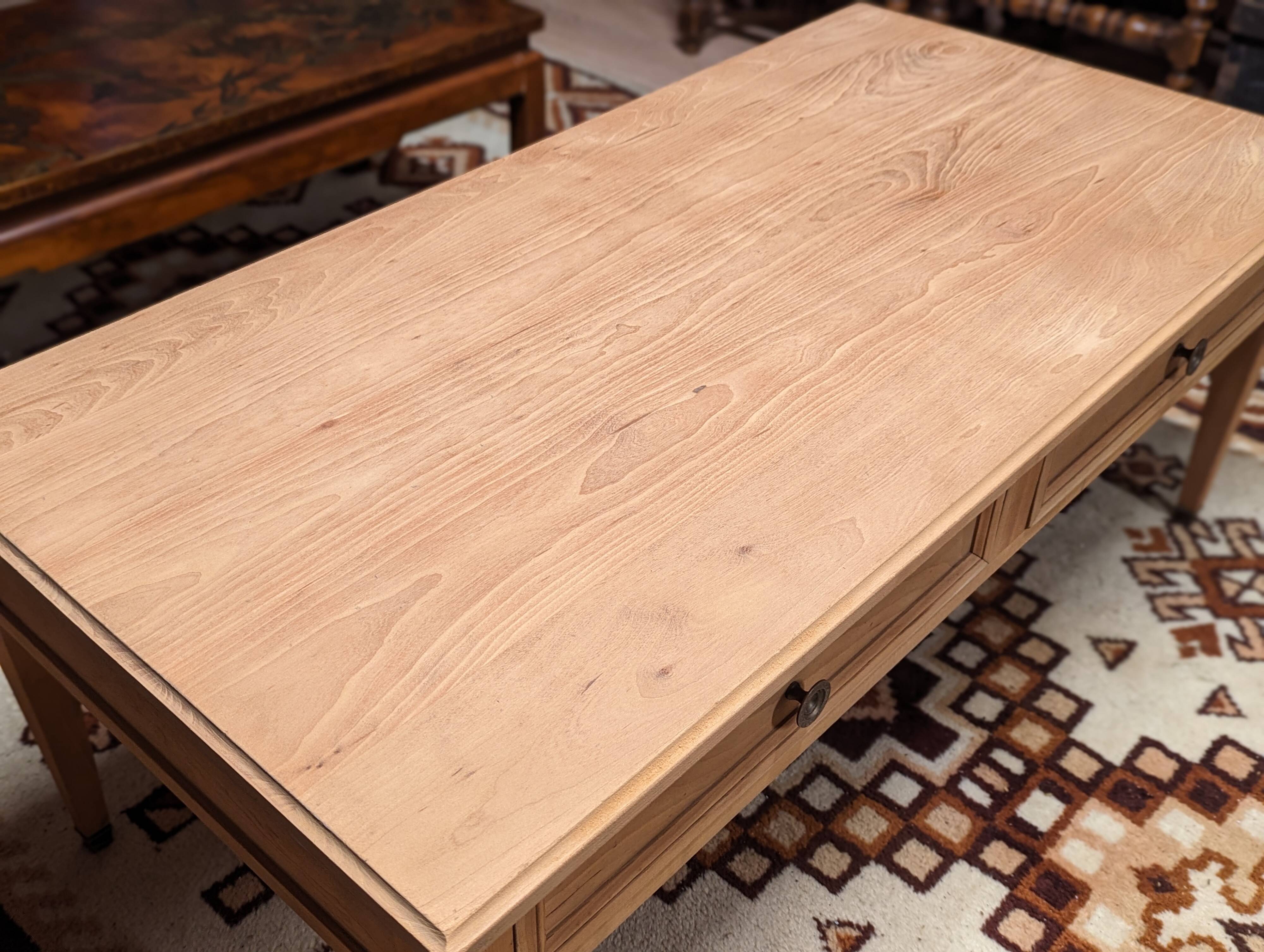 Aerogummed directoire coffee table