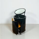 Coiffeuse et siège vintage italiens Silvi en plastique marron