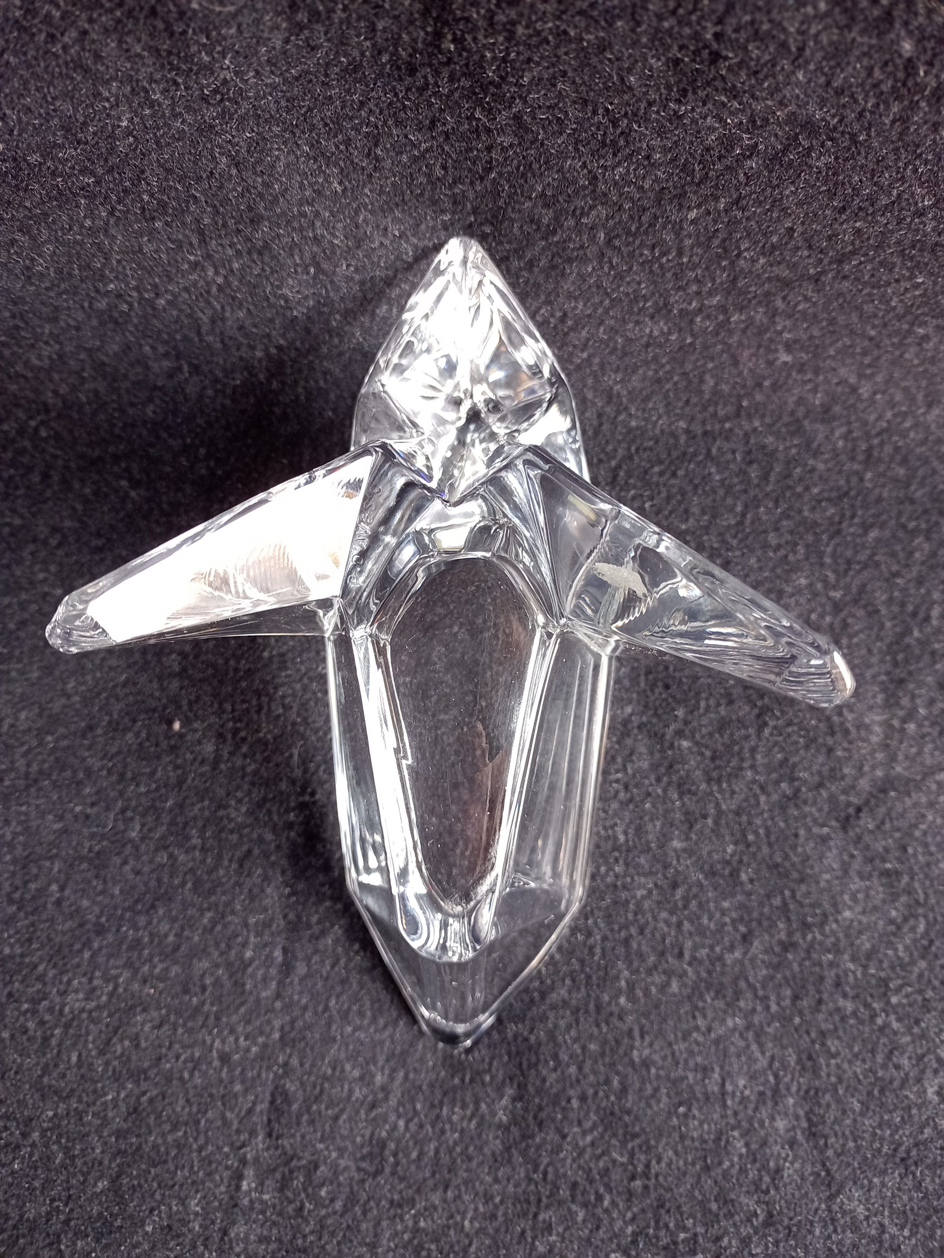 empty crystal casserole pocket by Pierre D'AVESN