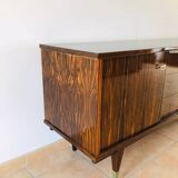 Vintage Macassar ebony sideboard 1970