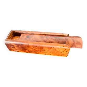 Elm burl dice box