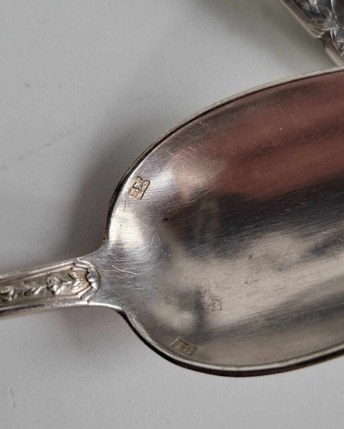 3 Small Silver Metal Dessert Spoons