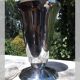 Lamp metal chrome period Art Deco tulip cornet