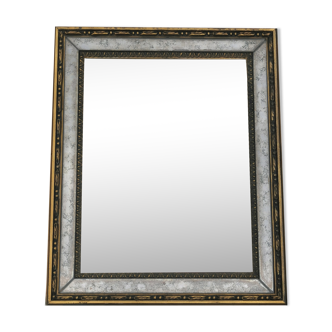 Gilded wood mirror