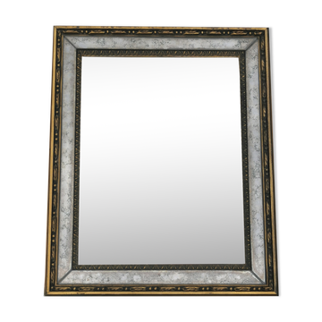 Gilded wood mirror