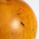 Ornamental lamp base made of elm wood, Italy 1960s.