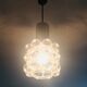 Bubble glass pendant By Helena Tynell For Limburg, Germany, 1960s