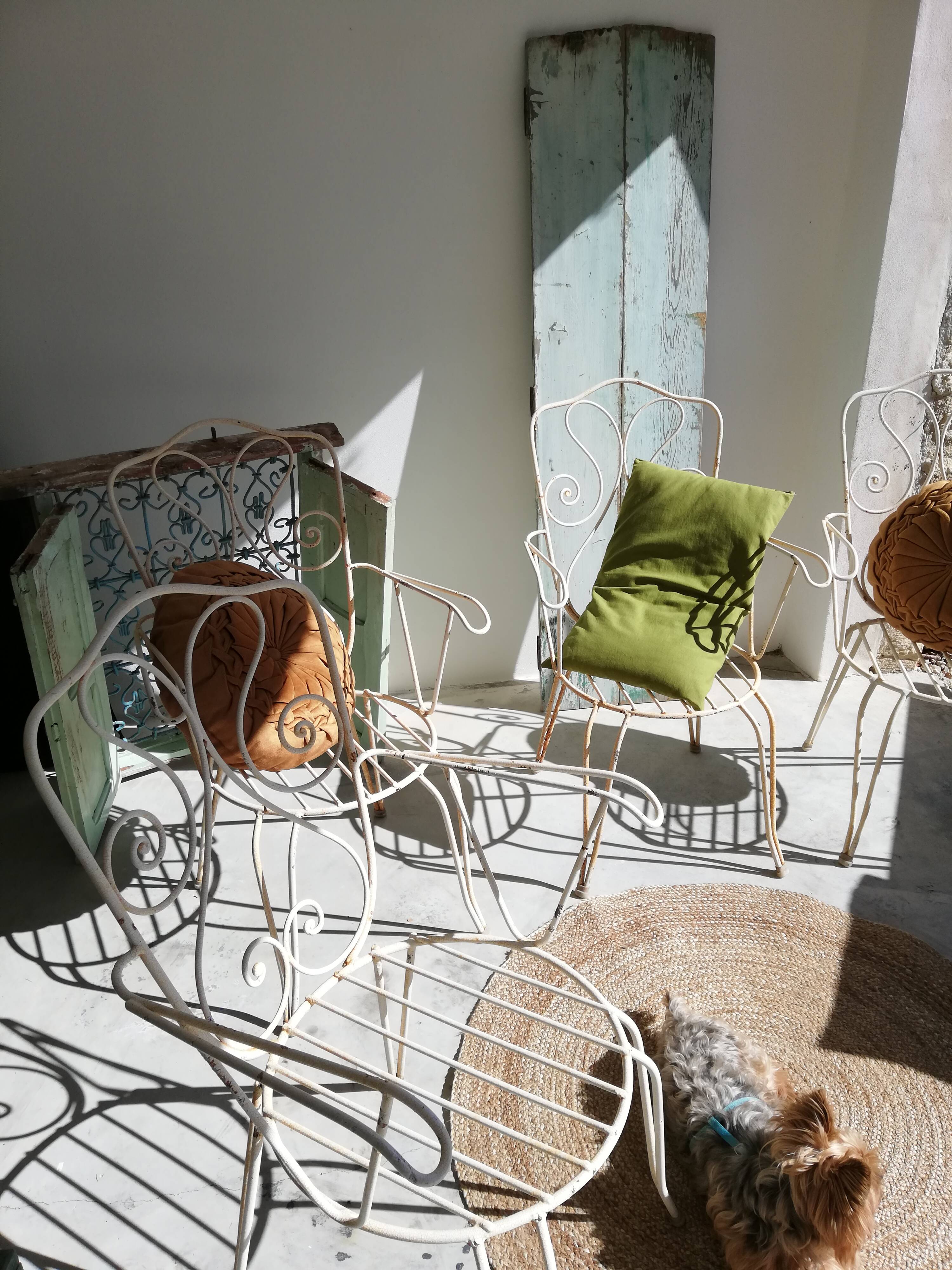 4 garden lounge chairs