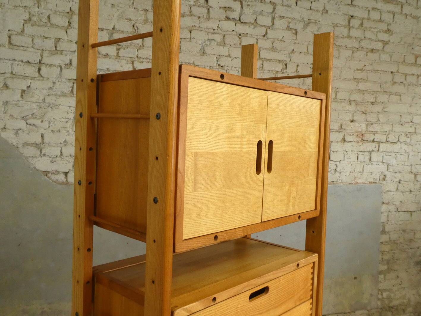 modular elm shelf, 1970