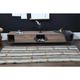 1970s Vintage Turkish Hand-Knotted Gray White Kilim Runner Rug 118x267