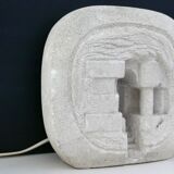 Arsène Galisson stone lamp 1960s