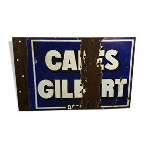 Plaque publicitaire Cafés