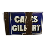 Plaque publicitaire Cafés Gilbert