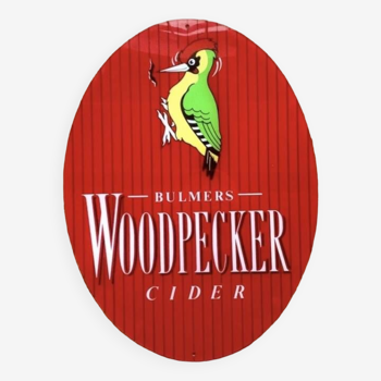 Plaque publicitaire woodpecker