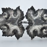 Old solid silver saleron, hallmarks from Spain, art nouveau, collection