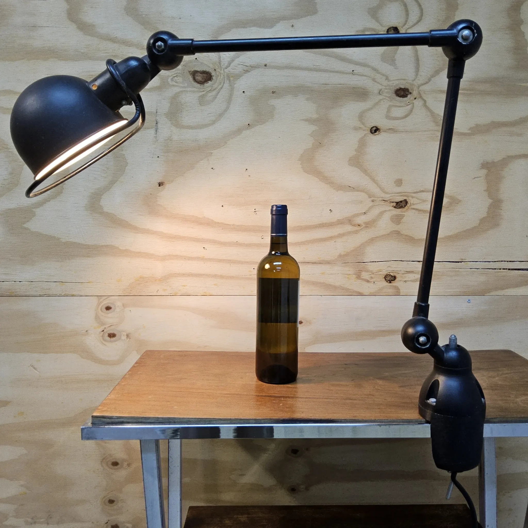 Vintage Jielde industrial adjustable factory lamp ^ desk
