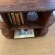 TV cabinet in a row with art deco wooden shelf