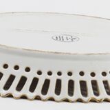 Plat central ajouré en porcelaine chinoise Adèle carey