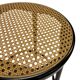 Set of four vintage bar stools - webbing Italian design