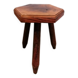 Wooden tripod stool