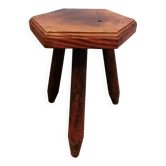 Wooden tripod stool