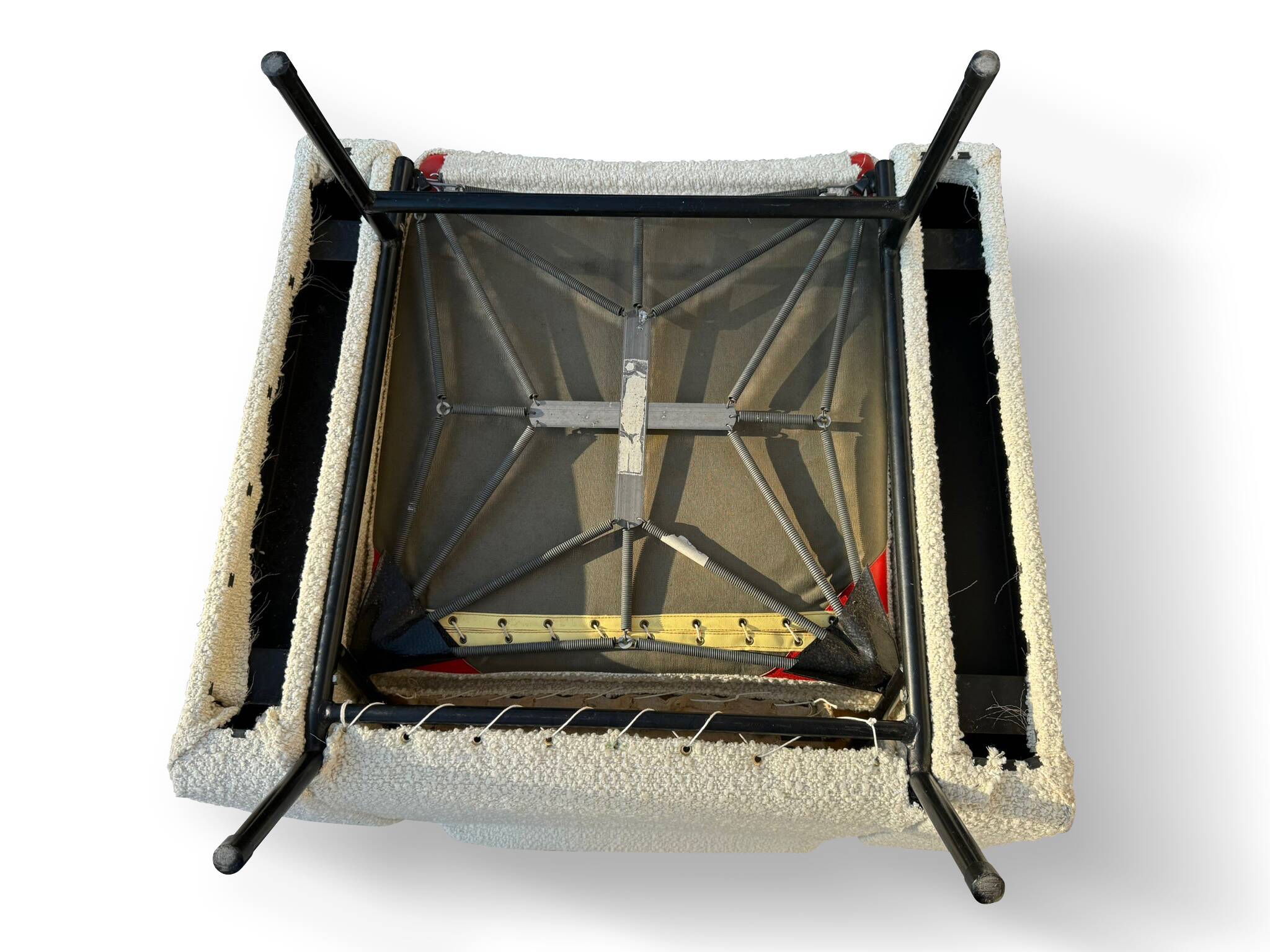 Rare panoramic sofa and two armchairs “G10” set by Pierre Guariche