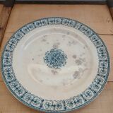 10 assiettes plates anciennes Terre de fer