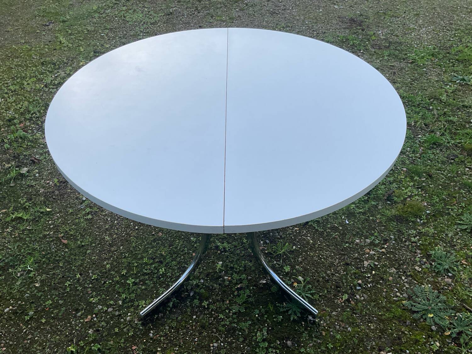 Table à manger extensible des années 70