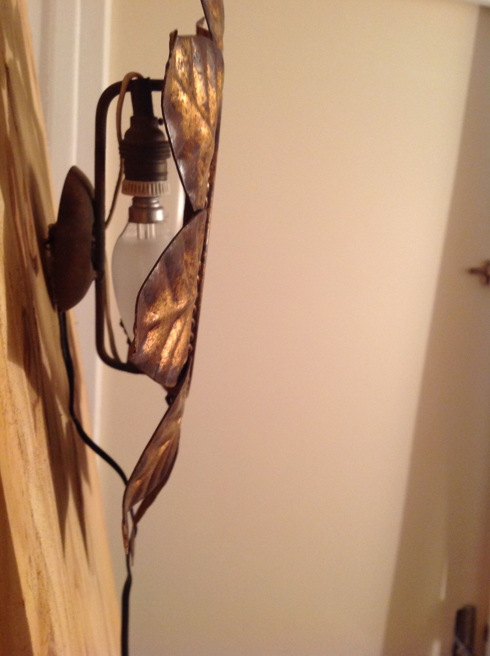 Vintage sun wall lamp