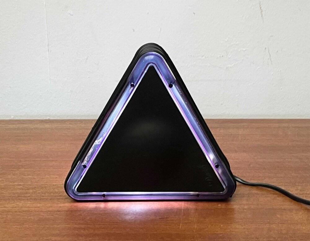 Postmodern triangular table lamp by Daniels Design for Ottika, 1980s.