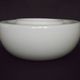 Vintage White Opaline Glass Dome Ceiling Light / Wall Light - Metal Base