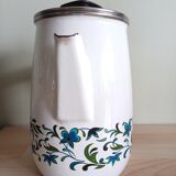 Enamelled teapot