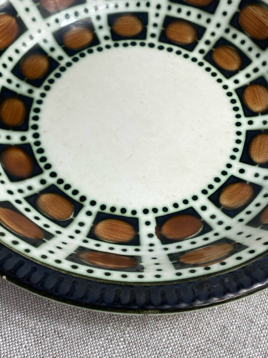 Boch Belgium round serving dish