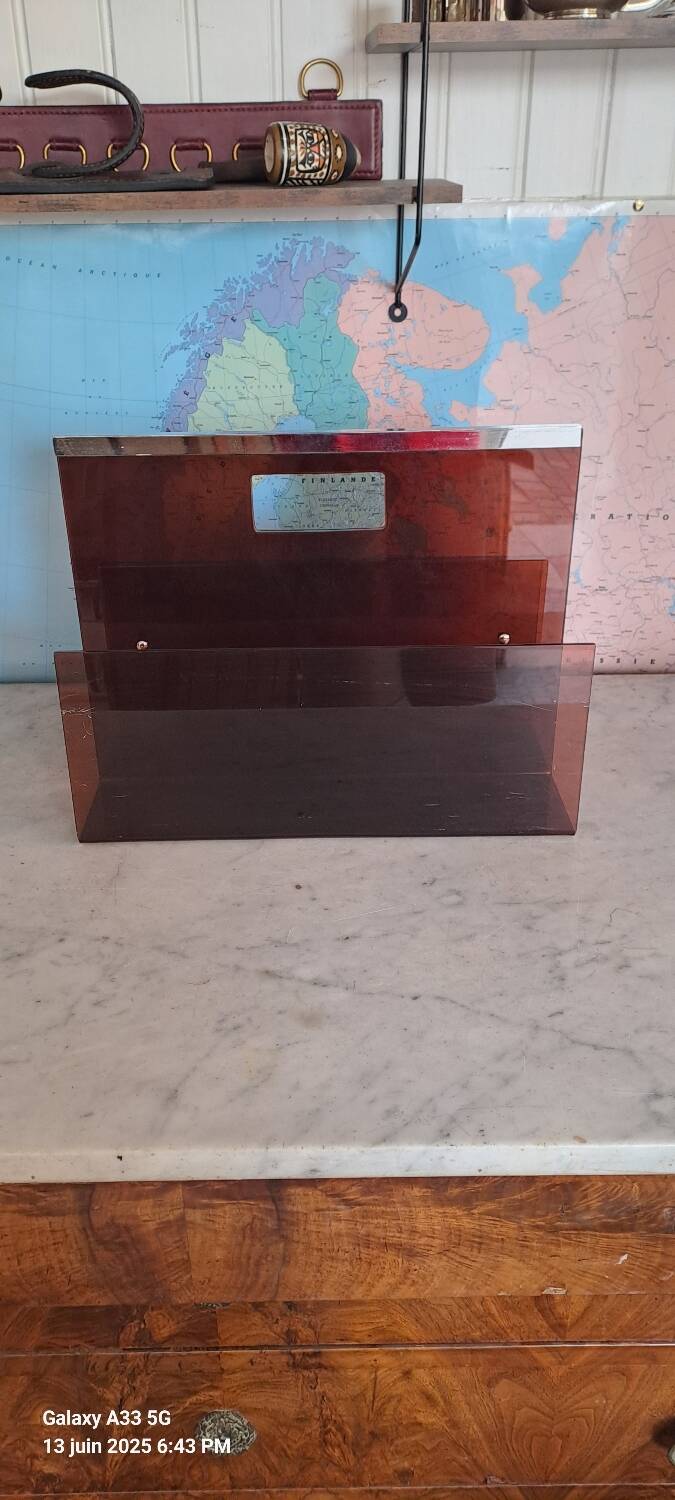Michel Dumas magazine rack, seventies