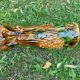 Retro Grapevine Barbotine Vase