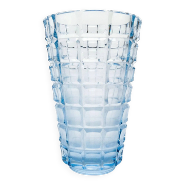 Art Deco vase, crystal, Moser, Czechoslovakia, 1930s