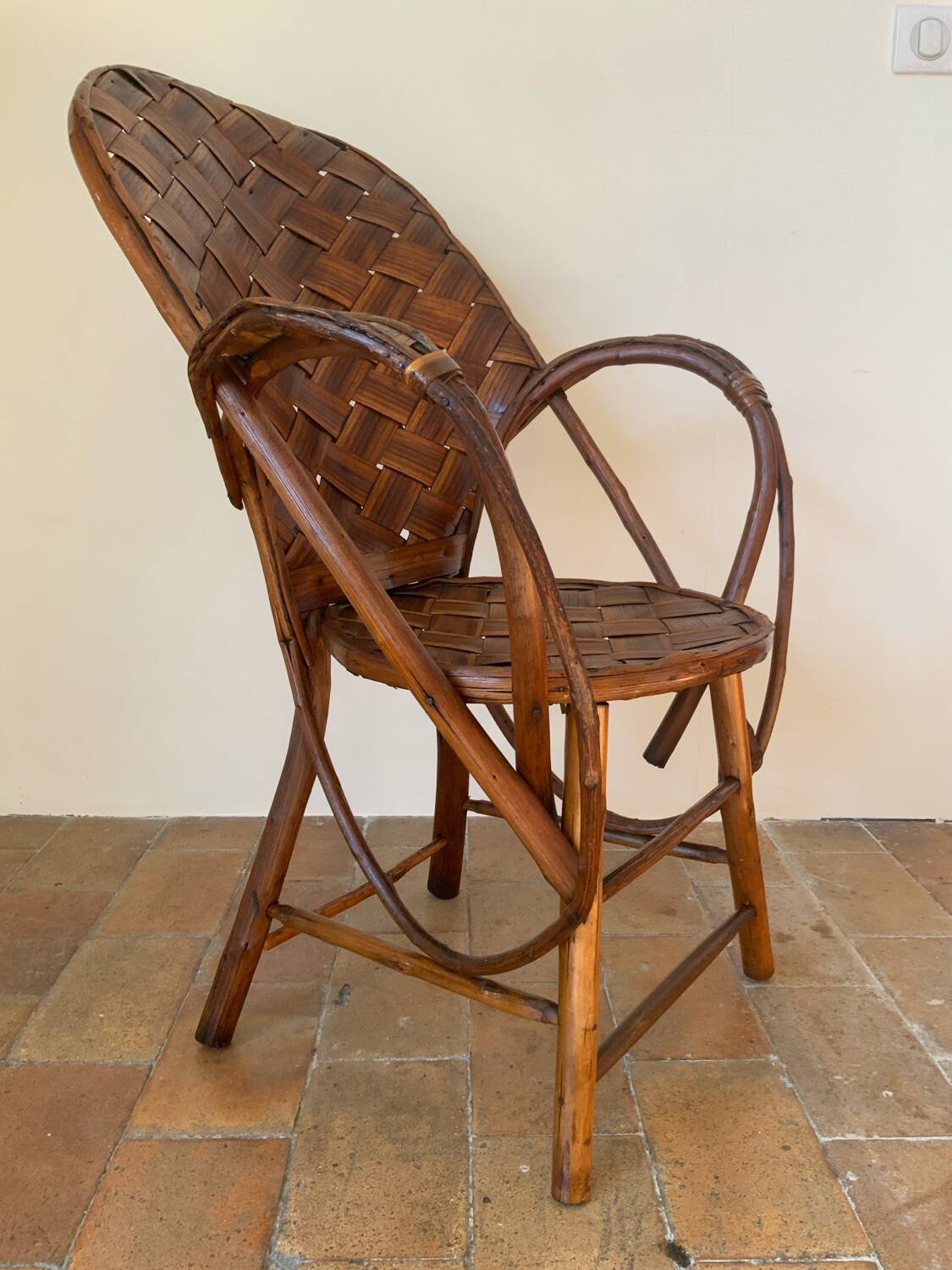 Chestnut armchair