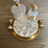 Vintage liqueur service