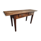 Old side table oak with drawers