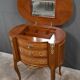 Petite Commode Coiffeuse en Acajou, style Transition – 1940
