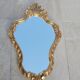Golden mirror 44.5x29cm