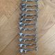 Knife doors dog basset / dachshund silver metal