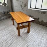 Farmhouse table, mountain furniture from the 50s