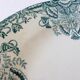 Plat rond A.Lebacqz et M.Bouchart motif Floral